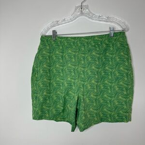 Mack Weldon green palm leaves swim trunks large